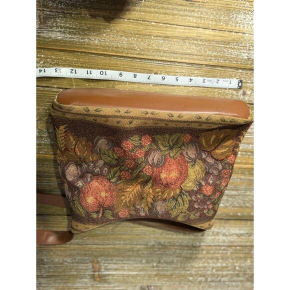 Vintage Bueno Tapestry Carpet Bag Y2K Mary Poppins Autumn Grannycore Cottage - Picture 10 of 11
